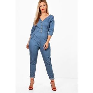 Denim jumpsuit